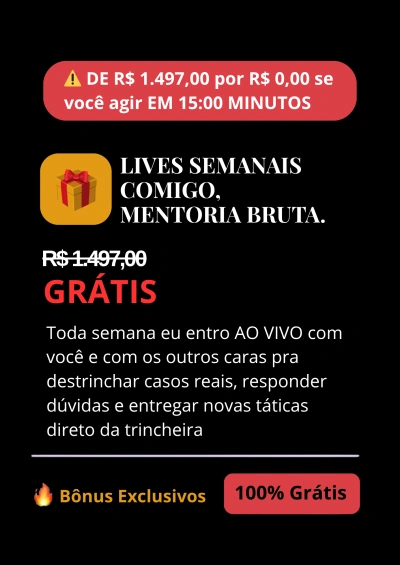 Bônus Lives Semanais