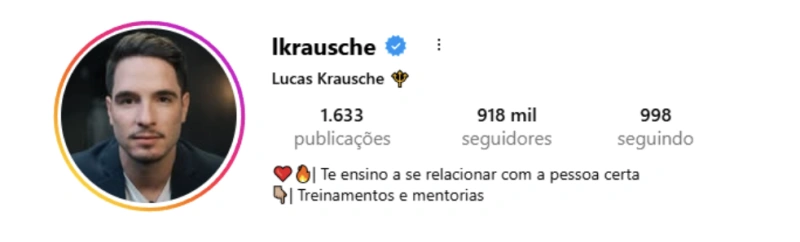 Perfil Instagram Lucas Krausche